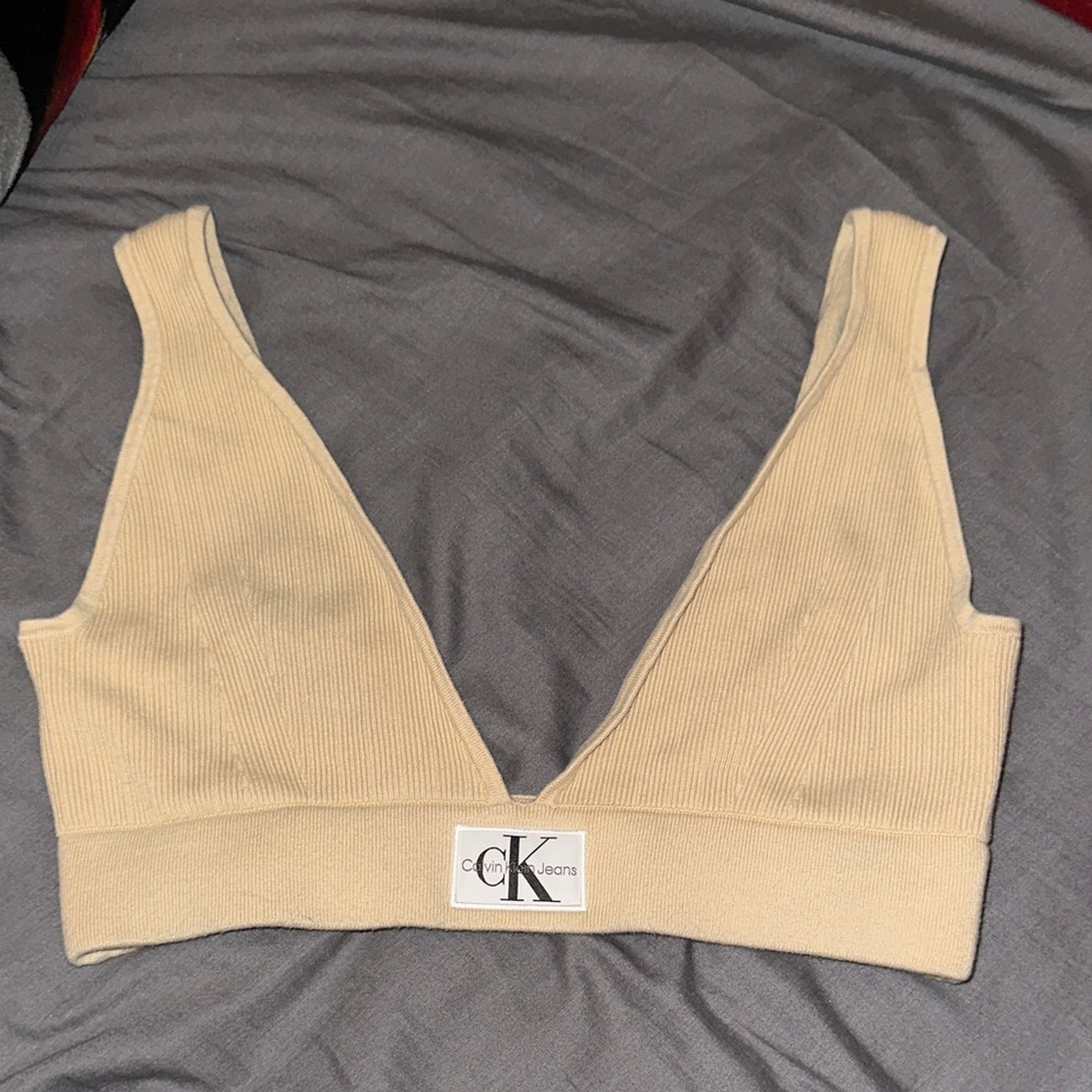 Calvin Klein Beige Bralette